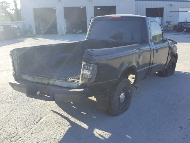 1FTYR10D14PA24080 - 2004 FORD RANGER BLACK photo 4