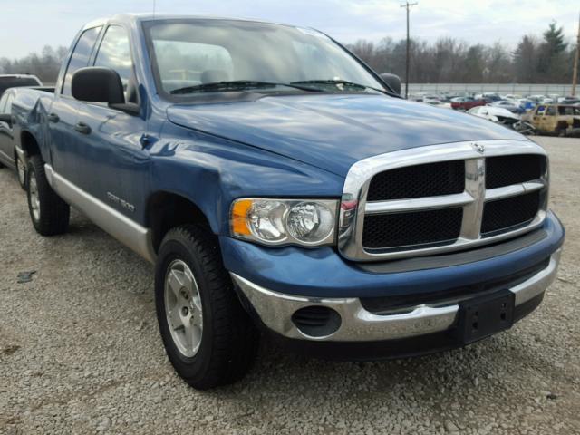 1D7HU18N05S301866 - 2005 DODGE RAM 1500 S BLUE photo 1