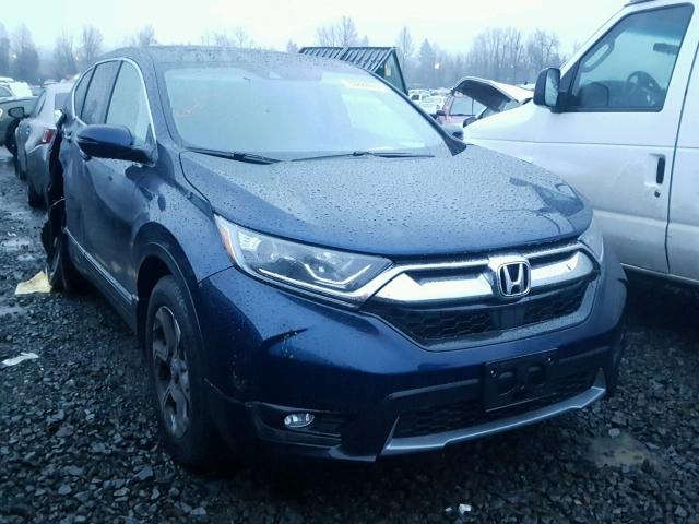 2HKRW2H83HH670765 - 2017 HONDA CR-V EXL BLUE photo 1