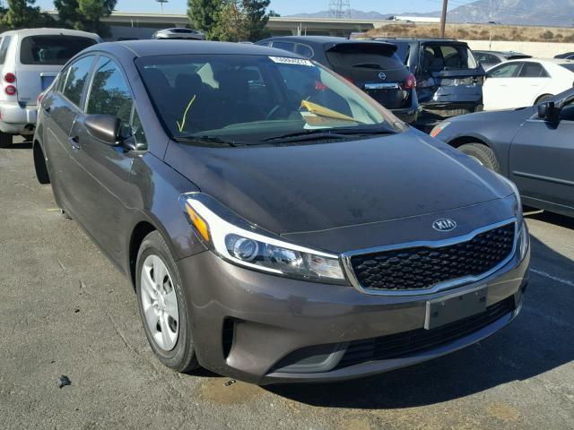 3KPFK4A74HE078310 - 2017 KIA FORTE LX BROWN photo 1