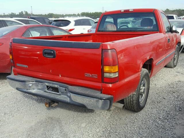 1GTEC14V0XE551549 - 1999 GMC NEW SIERRA RED photo 4