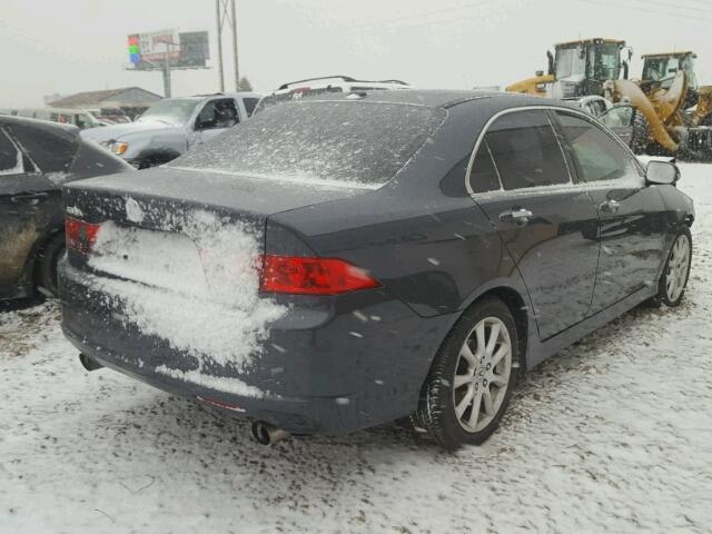 JH4CL96836C008962 - 2006 ACURA TSX CHARCOAL photo 4