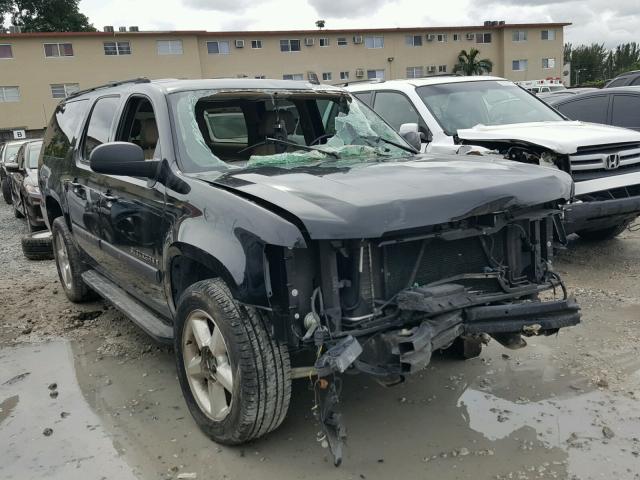 3GNFC16J67G102455 - 2007 CHEVROLET SUBURBAN C BLACK photo 1