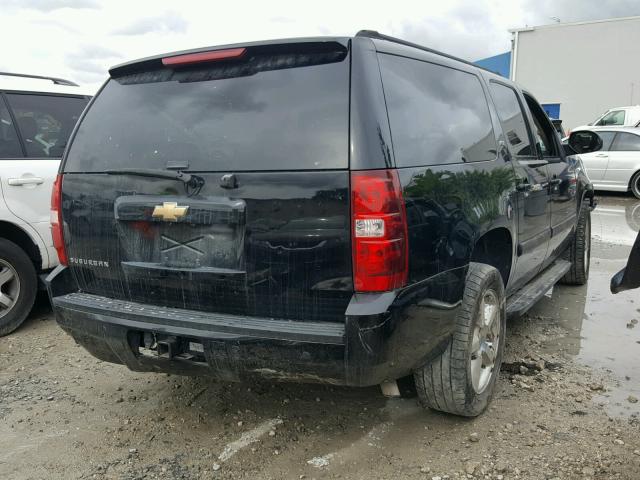 3GNFC16J67G102455 - 2007 CHEVROLET SUBURBAN C BLACK photo 4