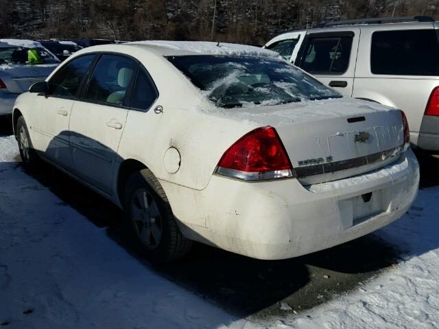 2G1WT58KX69438245 - 2006 CHEVROLET IMPALA LT WHITE photo 3