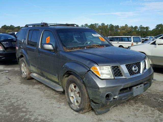 5N1AR18U66C625321 - 2006 NISSAN PATHFINDER GRAY photo 1