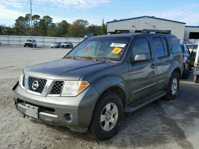 5N1AR18U66C625321 - 2006 NISSAN PATHFINDER GRAY photo 2