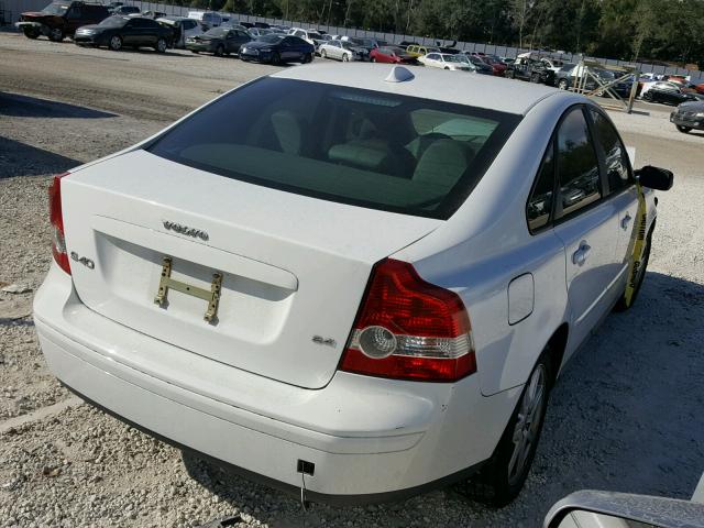 YV1MS382362194971 - 2006 VOLVO S40 2.4I WHITE photo 4