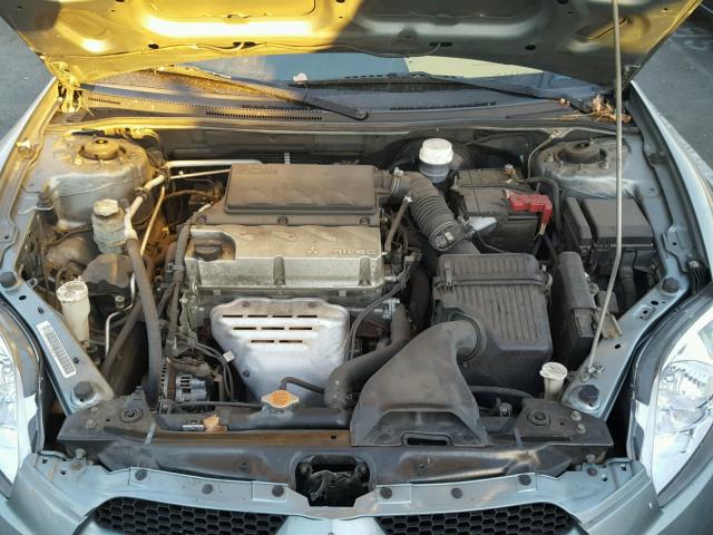 4A3AK24F08E026022 - 2008 MITSUBISHI ECLIPSE GS GREEN photo 7