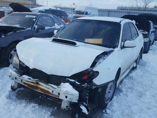 JF1GD67535G505106 - 2005 SUBARU IMPREZA RS WHITE photo 2