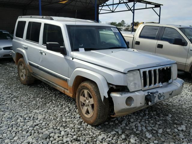 1J8HG48N27C530039 - 2007 JEEP COMMANDER SILVER photo 1
