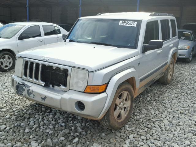 1J8HG48N27C530039 - 2007 JEEP COMMANDER SILVER photo 2