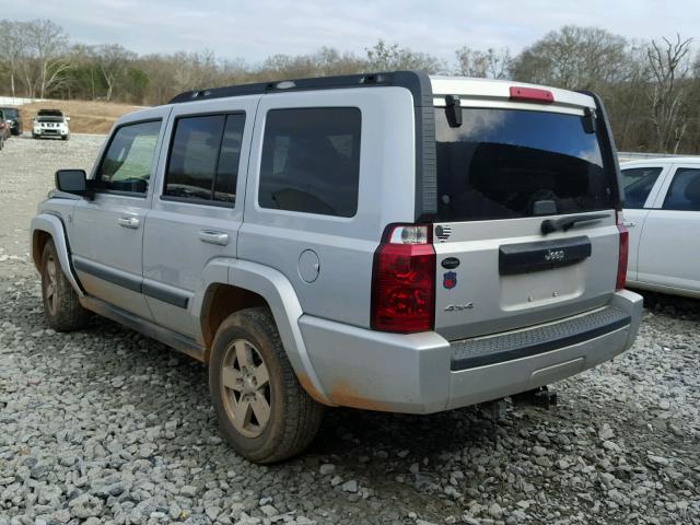 1J8HG48N27C530039 - 2007 JEEP COMMANDER SILVER photo 3