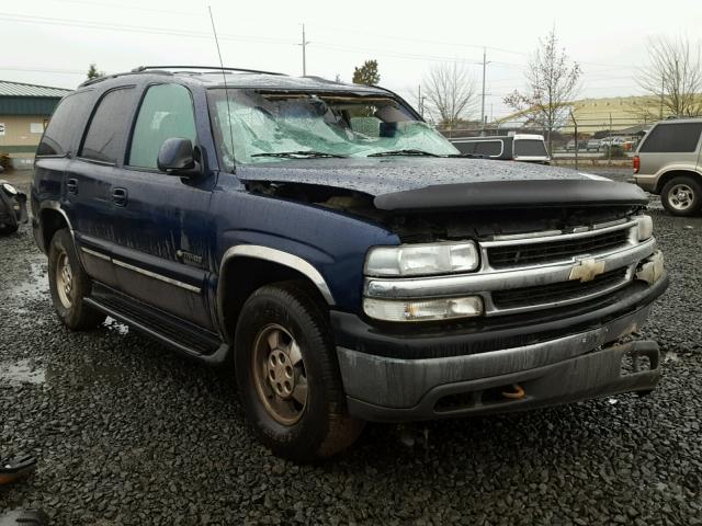 1GNEK13T01J121819 - 2001 CHEVROLET TAHOE K150 BLUE photo 1