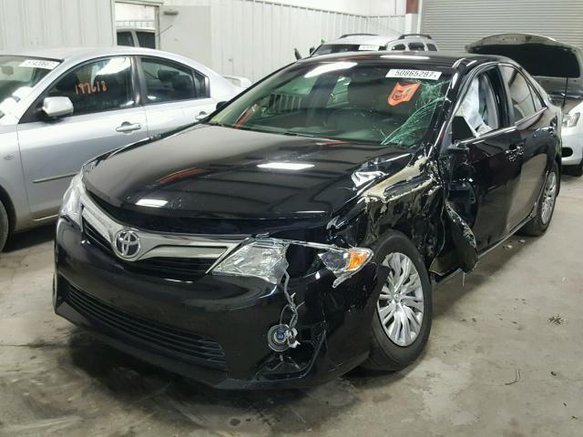 4T4BF1FK3ER431925 - 2014 TOYOTA CAMRY L BLACK photo 2