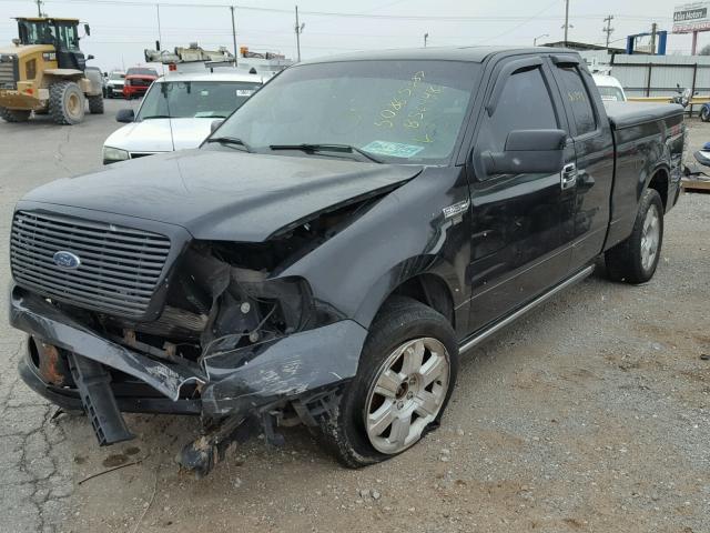 1FTPX12V07KB56448 - 2007 FORD F150 BLACK photo 2