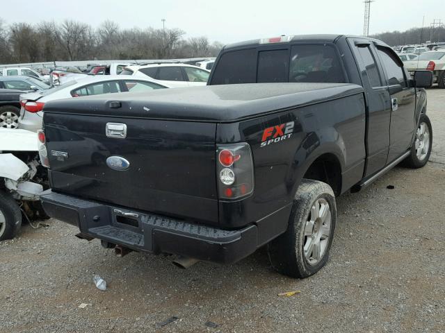 1FTPX12V07KB56448 - 2007 FORD F150 BLACK photo 4