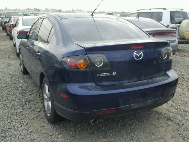 JM1BK124561458290 - 2006 MAZDA 3 S BLUE photo 3