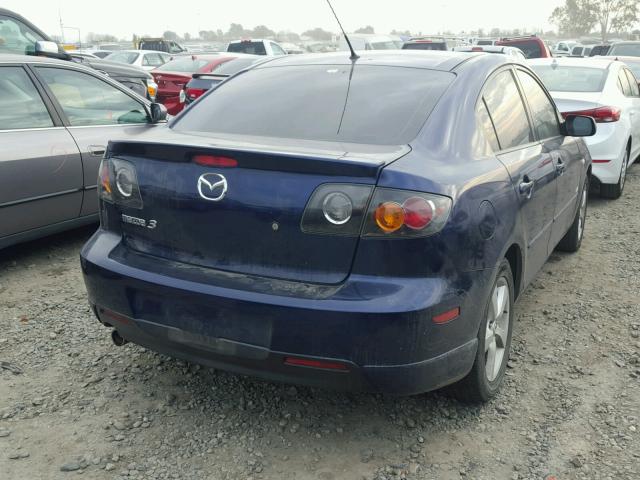 JM1BK124561458290 - 2006 MAZDA 3 S BLUE photo 4