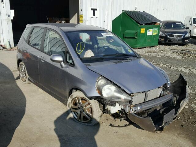 JHMGD37637S056607 - 2007 HONDA FIT S SILVER photo 1