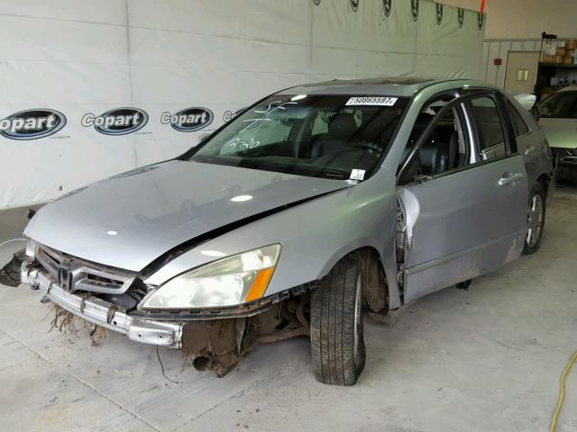 1HGCM66894A085715 - 2004 HONDA ACCORD EX SILVER photo 2