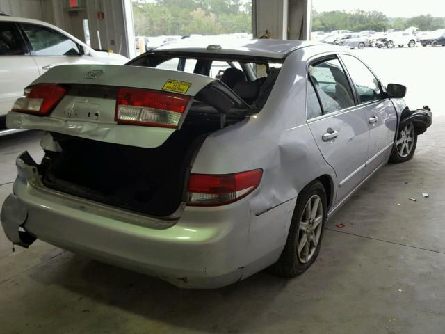 1HGCM66894A085715 - 2004 HONDA ACCORD EX SILVER photo 4