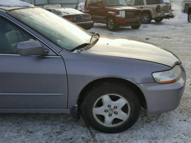 1HGCG1652YA094357 - 2000 HONDA ACCORD EX GRAY photo 9