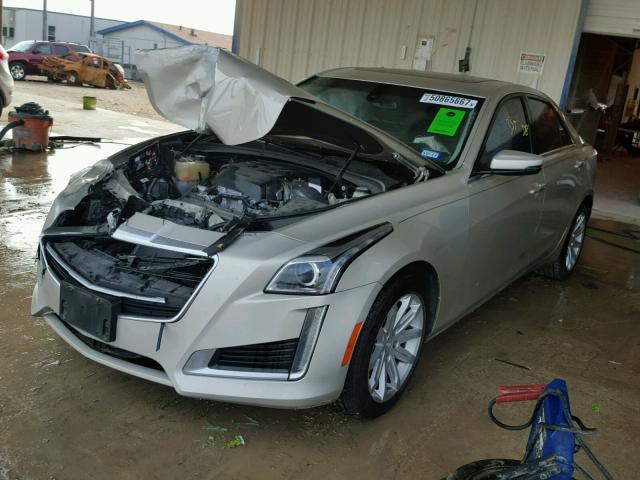 1G6AP5SX5F0136725 - 2015 CADILLAC CTS GOLD photo 2