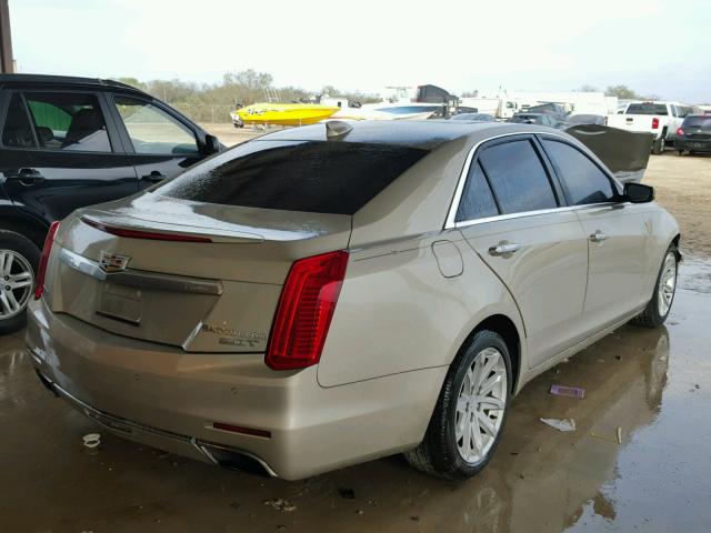 1G6AP5SX5F0136725 - 2015 CADILLAC CTS GOLD photo 4