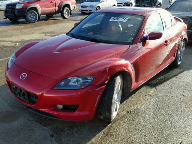 JM1FE173470211925 - 2007 MAZDA RX8 წითელი ფოტო 2