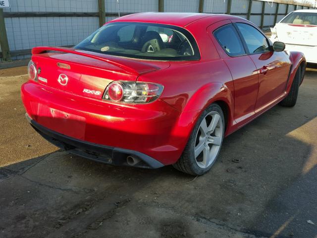 JM1FE173470211925 - 2007 MAZDA RX8 RED photo 4