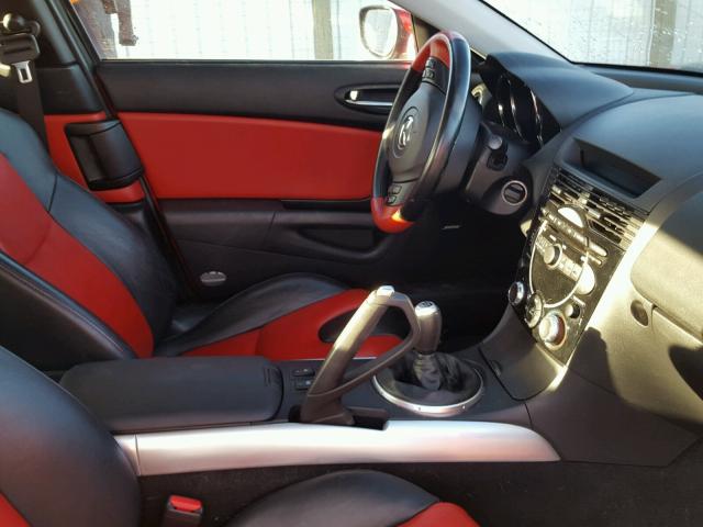 JM1FE173470211925 - 2007 MAZDA RX8 RED photo 9