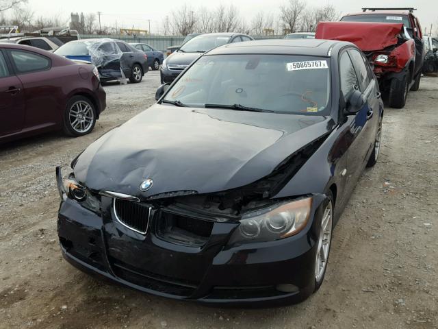 WBAVB13576KX39602 - 2006 BMW 325 I BLACK photo 2