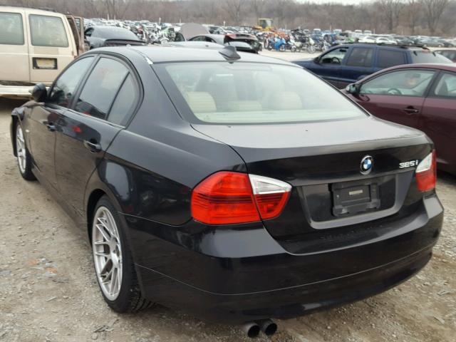 WBAVB13576KX39602 - 2006 BMW 325 I BLACK photo 3