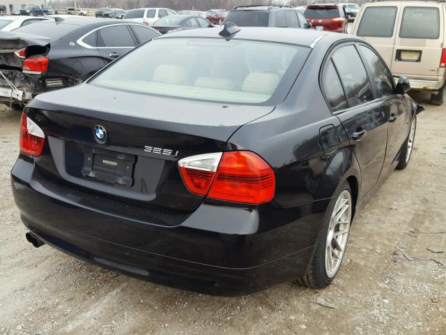 WBAVB13576KX39602 - 2006 BMW 325 I BLACK photo 4