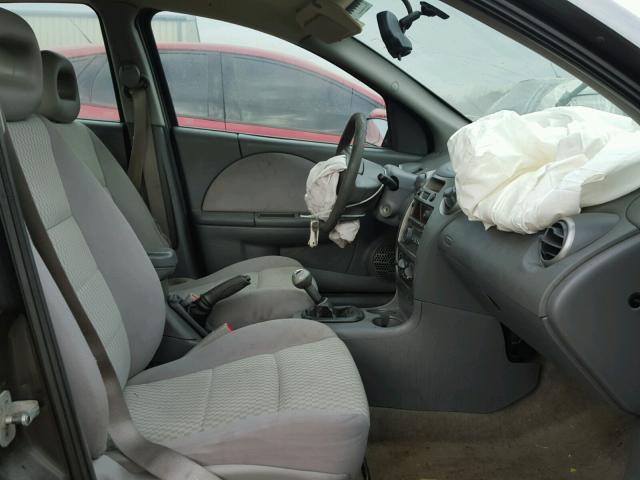 1G8AZ55F67Z195770 - 2007 SATURN ION LEVEL ნაცრისფერი ფოტო 5