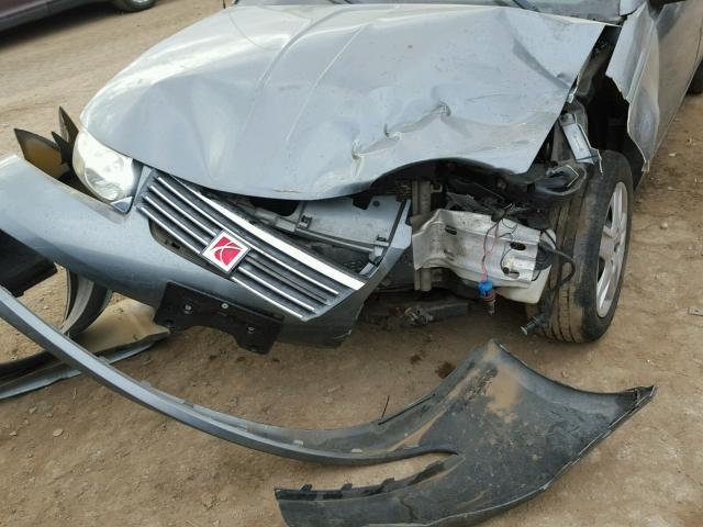 1G8AZ55F67Z195770 - 2007 SATURN ION LEVEL ნაცრისფერი ფოტო 9