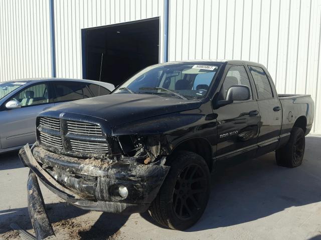 1D7HA18N94J229918 - 2004 DODGE RAM 1500 S BLACK photo 2