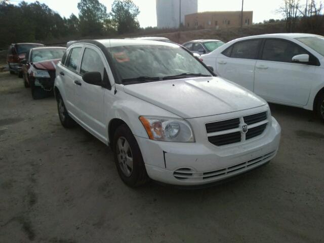 1B3HB28B08D651200 - 2008 DODGE CALIBER WHITE photo 1