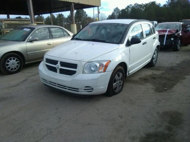 1B3HB28B08D651200 - 2008 DODGE CALIBER WHITE photo 2