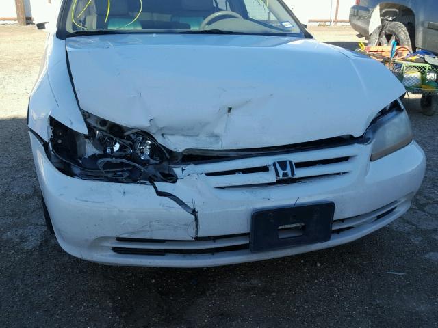 1HGCG16562A048764 - 2002 HONDA ACCORD EX WHITE photo 9