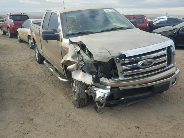 1FTEX1EM9BKE23380 - 2011 FORD F150 SUPER GOLD photo 1