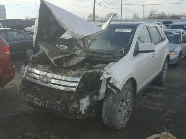 2FMDK39C89BA93495 - 2009 FORD EDGE LIMIT WHITE photo 2