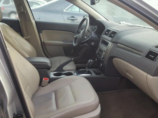 3FAHP0JGXCR357724 - 2012 FORD FUSION SEL SILVER photo 5