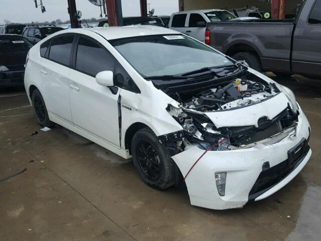 JTDKN3DU4C5528494 - 2012 TOYOTA PRIUS WHITE photo 1