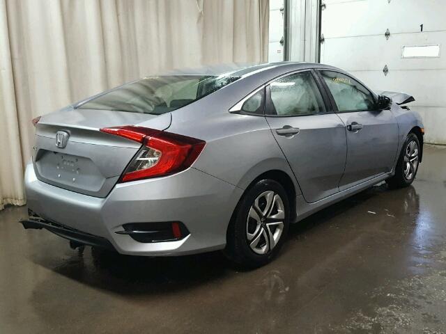 19XFC2E55GE067289 - 2016 HONDA CIVIC LX SILVER photo 4