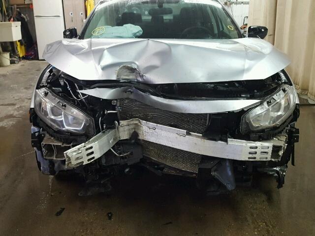 19XFC2E55GE067289 - 2016 HONDA CIVIC LX SILVER photo 9