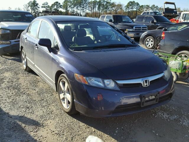 1HGFA16887L090664 - 2007 HONDA CIVIC EX BLUE photo 1