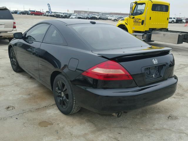 1HGCM82635A007948 - 2005 HONDA ACCORD EX BLACK photo 3