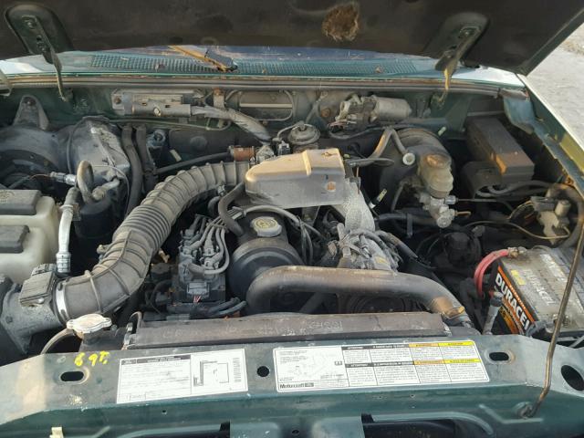 1FTYR10C4XTA05834 - 1999 FORD RANGER GREEN photo 7